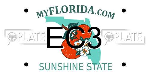 EC3 Florida License Plate