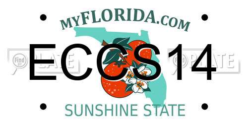 ECCS14 Florida License Plate