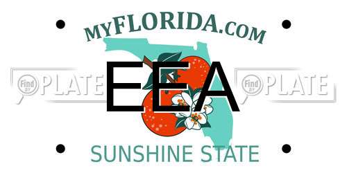 EEA Florida License Plate
