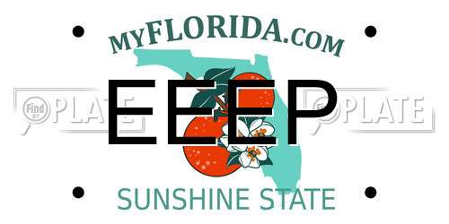 EEEP Florida License Plate