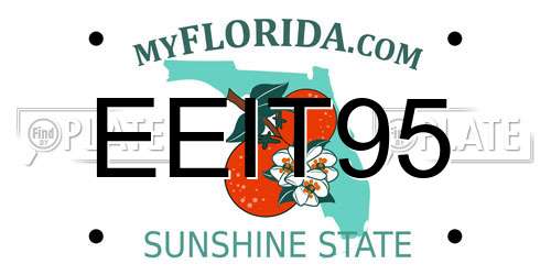 EEIT95 Florida License Plate