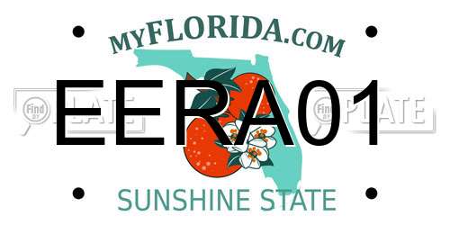 EERA01 Florida License Plate