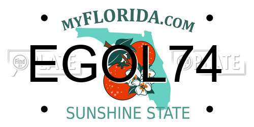 EGOL74 Florida License Plate