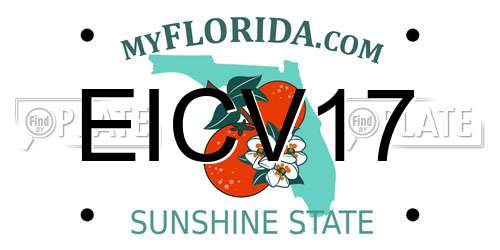 EICV17 Florida License Plate