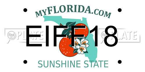 EIFF18 Florida License Plate