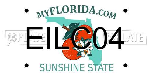 EILC04 Florida License Plate