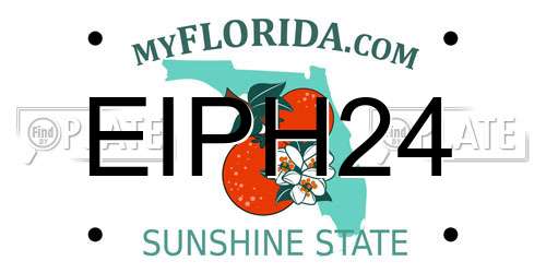 EIPH24 Florida License Plate