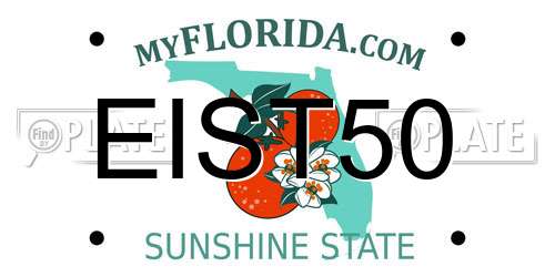 EIST50 Florida License Plate