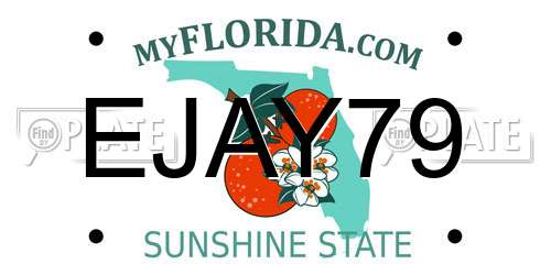 EJAY79 Florida License Plate