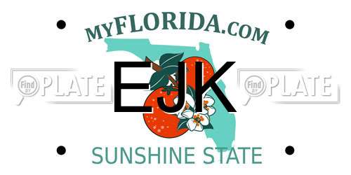 EJK Florida License Plate