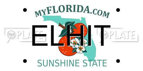 ELHIT Florida License Plate