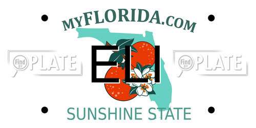 ELI Florida License Plate