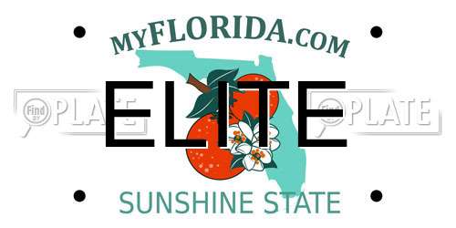 ELITE Florida License Plate