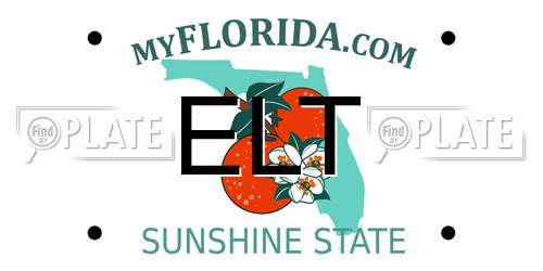 ELT Florida License Plate