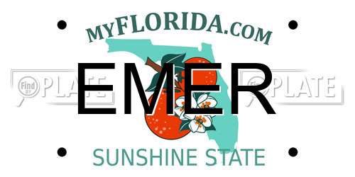 EMER Florida License Plate