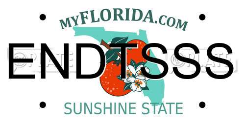 ENDTSSS Florida License Plate