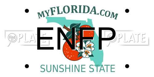 ENFP Florida License Plate