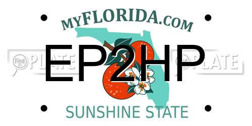 EP2HP Florida License Plate