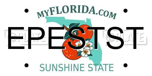 EPESTST Florida License Plate