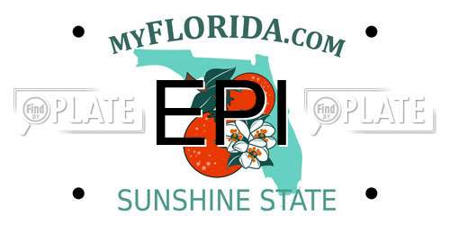 EPI Florida License Plate