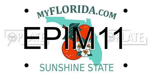 EPIM11 Florida License Plate