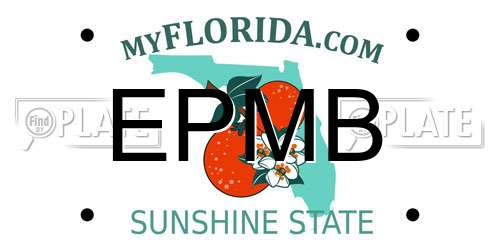 EPMB Florida License Plate