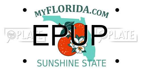 EPUP Florida License Plate