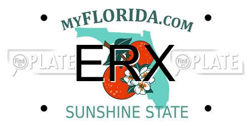ERX Florida License Plate