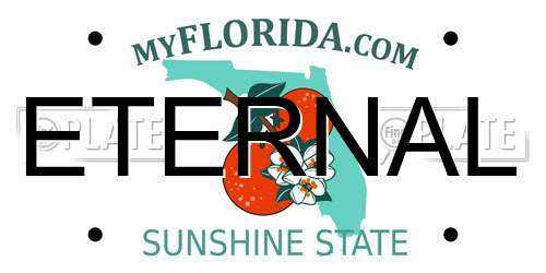 ETERNAL Florida License Plate