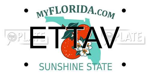 ETTAV Florida License Plate
