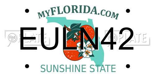 EULN42 Florida License Plate