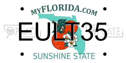 EULT35 Florida License Plate