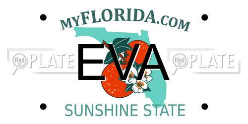 EVA Florida License Plate