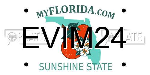 EVIM24 Florida License Plate