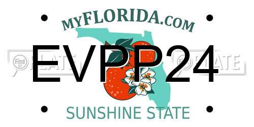 EVPP24 Florida License Plate
