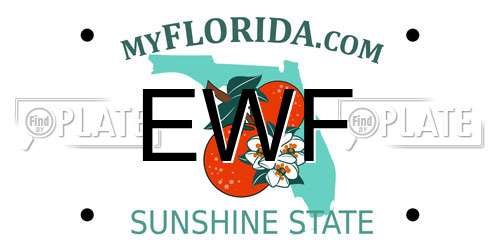 EWF Florida License Plate