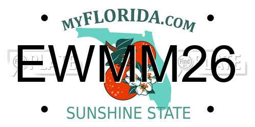EWMM26 Florida License Plate