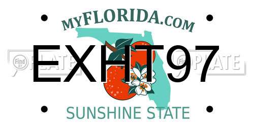 EXHT97 Florida License Plate