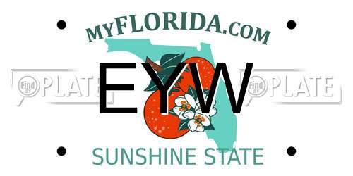EYW Florida License Plate