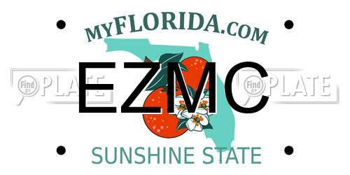 EZMC Florida License Plate