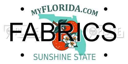 FABRICS Florida License Plate