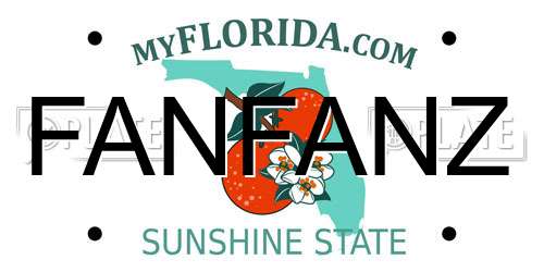FANFANZ Florida License Plate