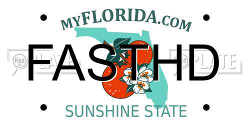 FASTHD Florida License Plate