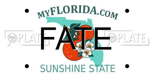 FATE Florida License Plate