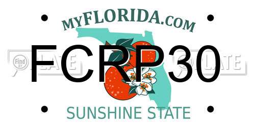 FCRP30 Florida License Plate