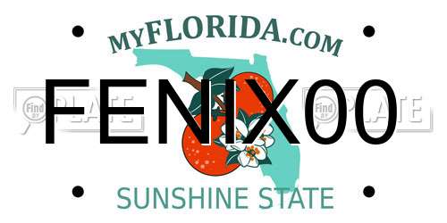 FENIX00 Florida License Plate