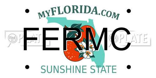 FERMC Florida License Plate
