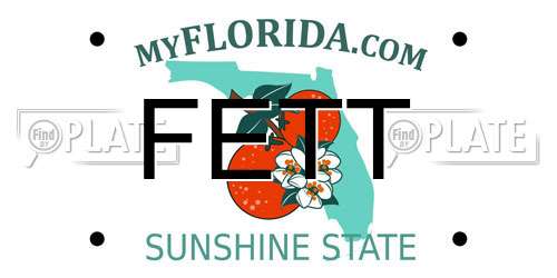 FETT Florida License Plate