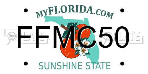 FFMC50 Florida License Plate