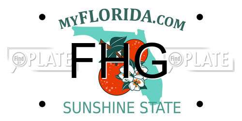 FHG Florida License Plate